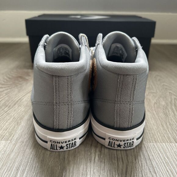 Converse CTAS Malden Street Mid Canvas Mens 11 Gray Shoes Sneakers A09499C NEW - Picture 6 of 10